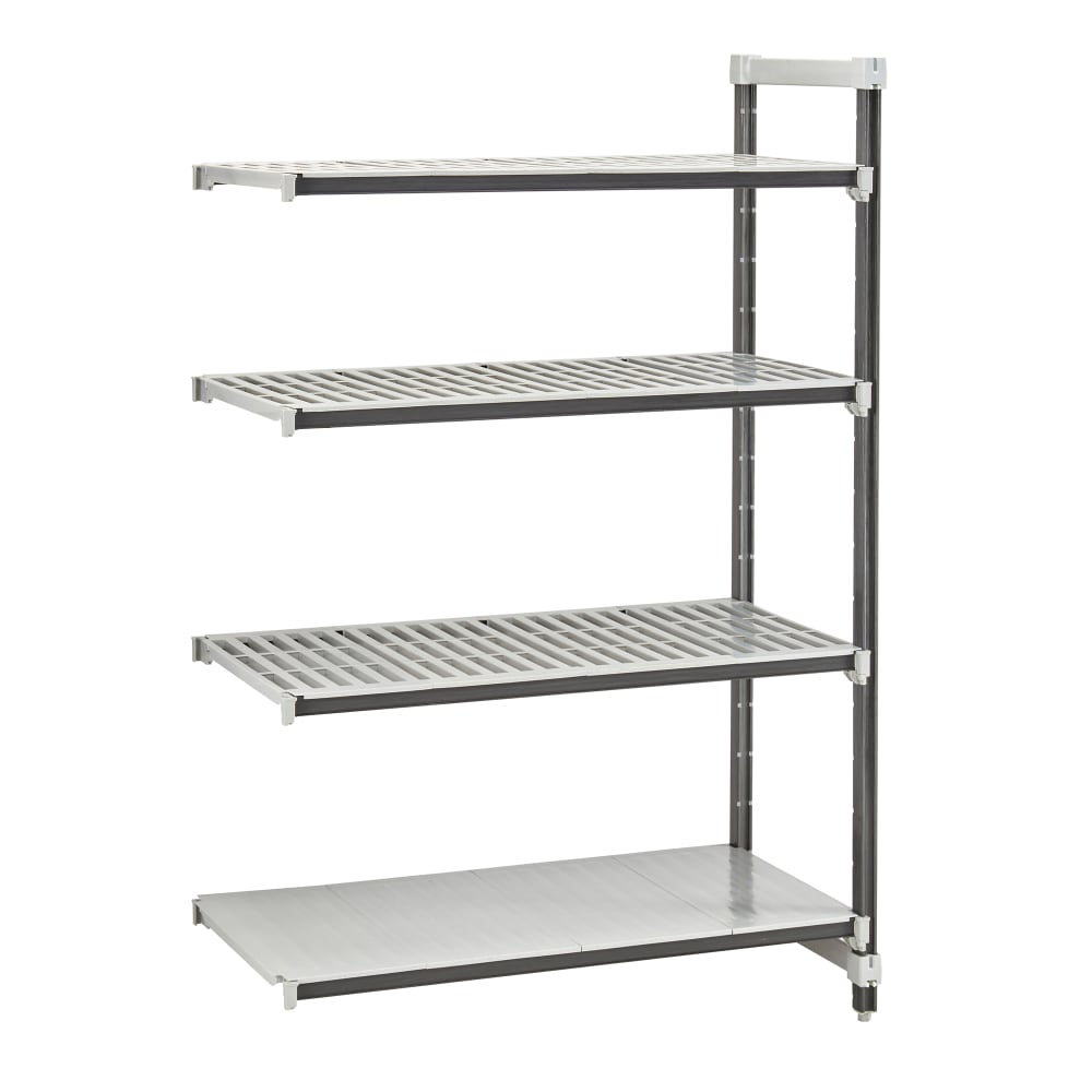 144-EXA213664VS4480 Camshelving Elements XTRA Add-On Vented/Solid Shelving Unit - 4 Shelves, 36&q...