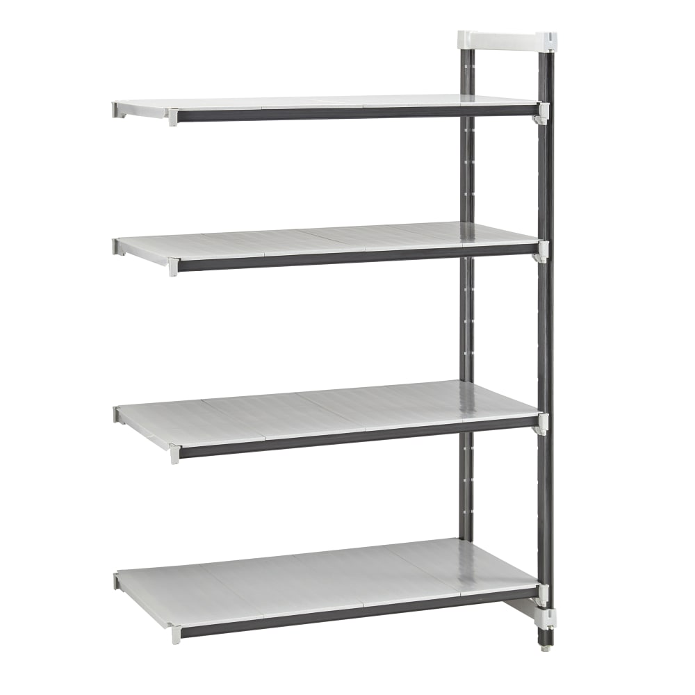 144-EXA182464S4480 Camshelving Elements XTRA Add-On Solid Shelving Unit - 4 Shelves, 24"L x...