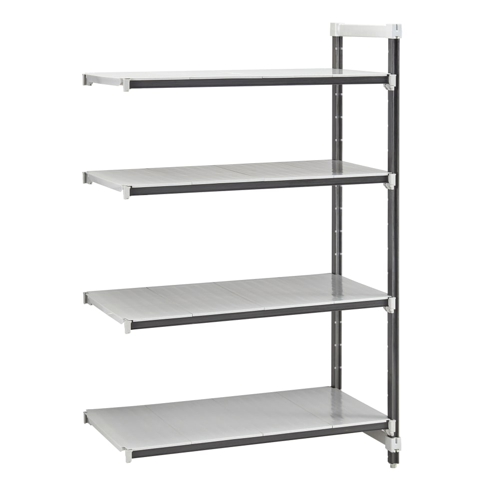 144-EXA185472S4480 Camshelving Elements XTRA Add-On Solid Shelving Unit - 4 Shelves, 54"L x...