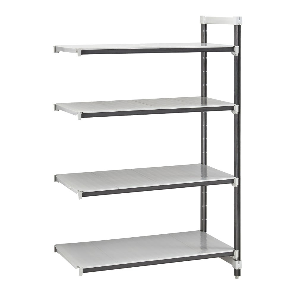 144-EXA214272S4480 42" NSF 4-Tier Heavy-Duty Plastic Shelving Unit - Camshelving® Elements X...