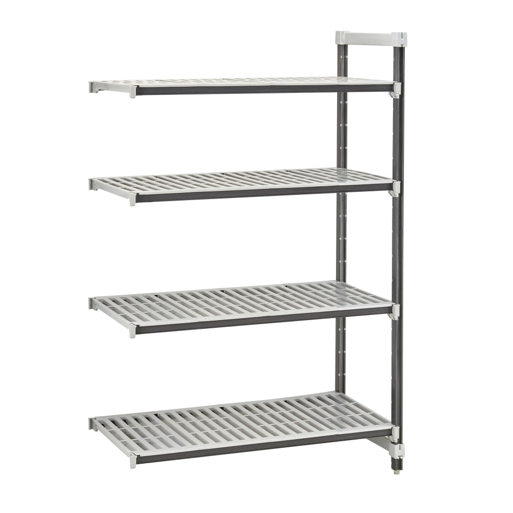 144-EXA214272V4480 42" NSF 4-Tier Heavy-Duty Plastic Shelving Unit - Camshelving® Elements X...