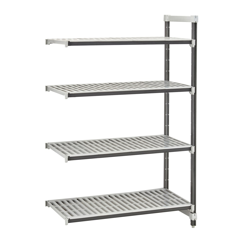 144-EXA214884V4480 Camshelving Elements XTRA Add-On Vented Shelving Unit - 4 Shelves, 48"L x...