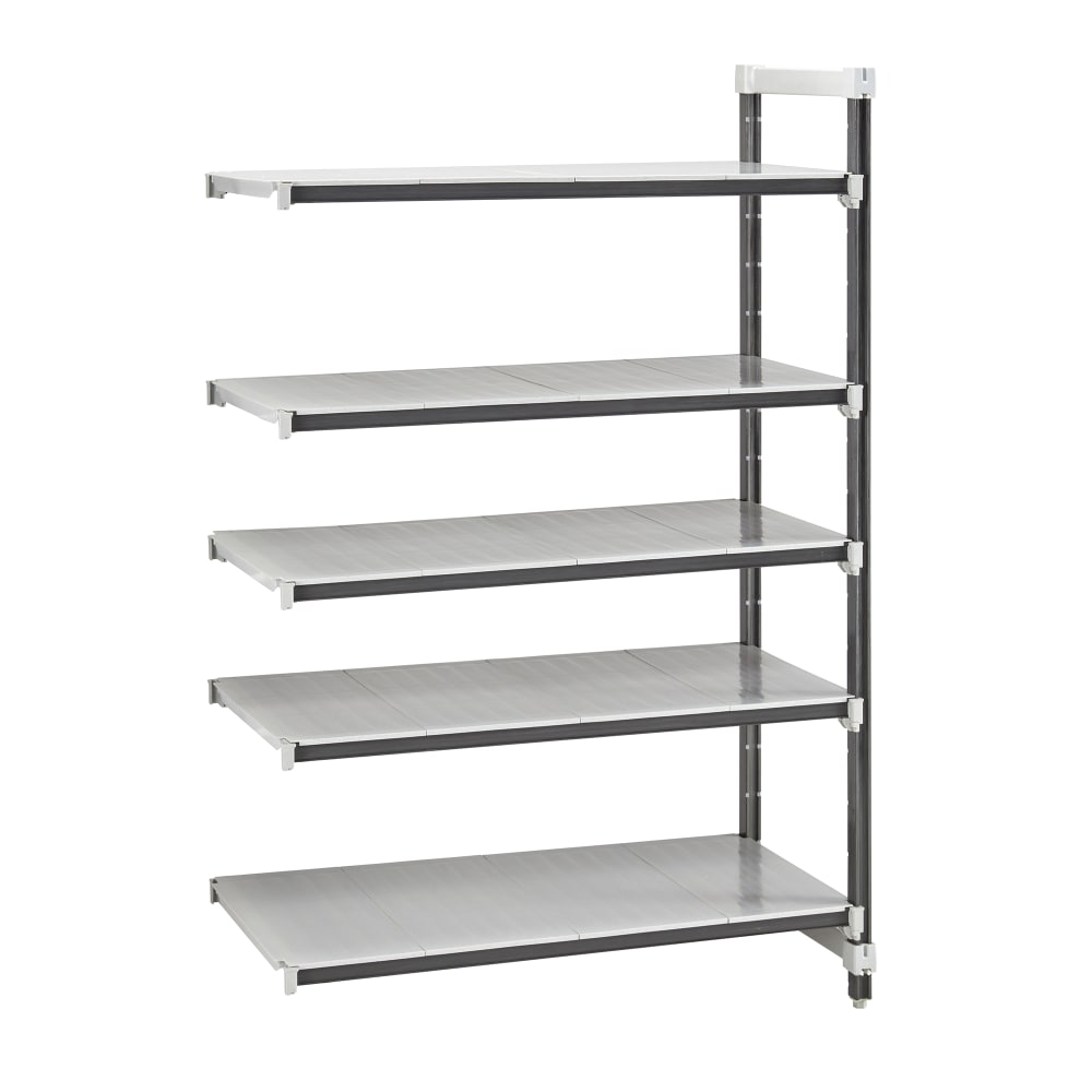144-EXA184884S5480 Camshelving Elements XTRA Add-On Solid Shelving Unit - 5 Shelves, 48"L x...