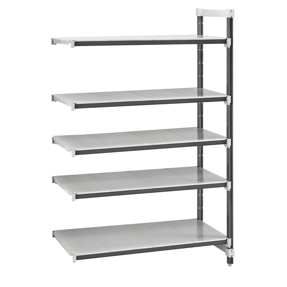 144-EXA213084S5480 Camshelving Elements XTRA Add-On Solid Shelving Unit - 5 Shelves, 30"L x...