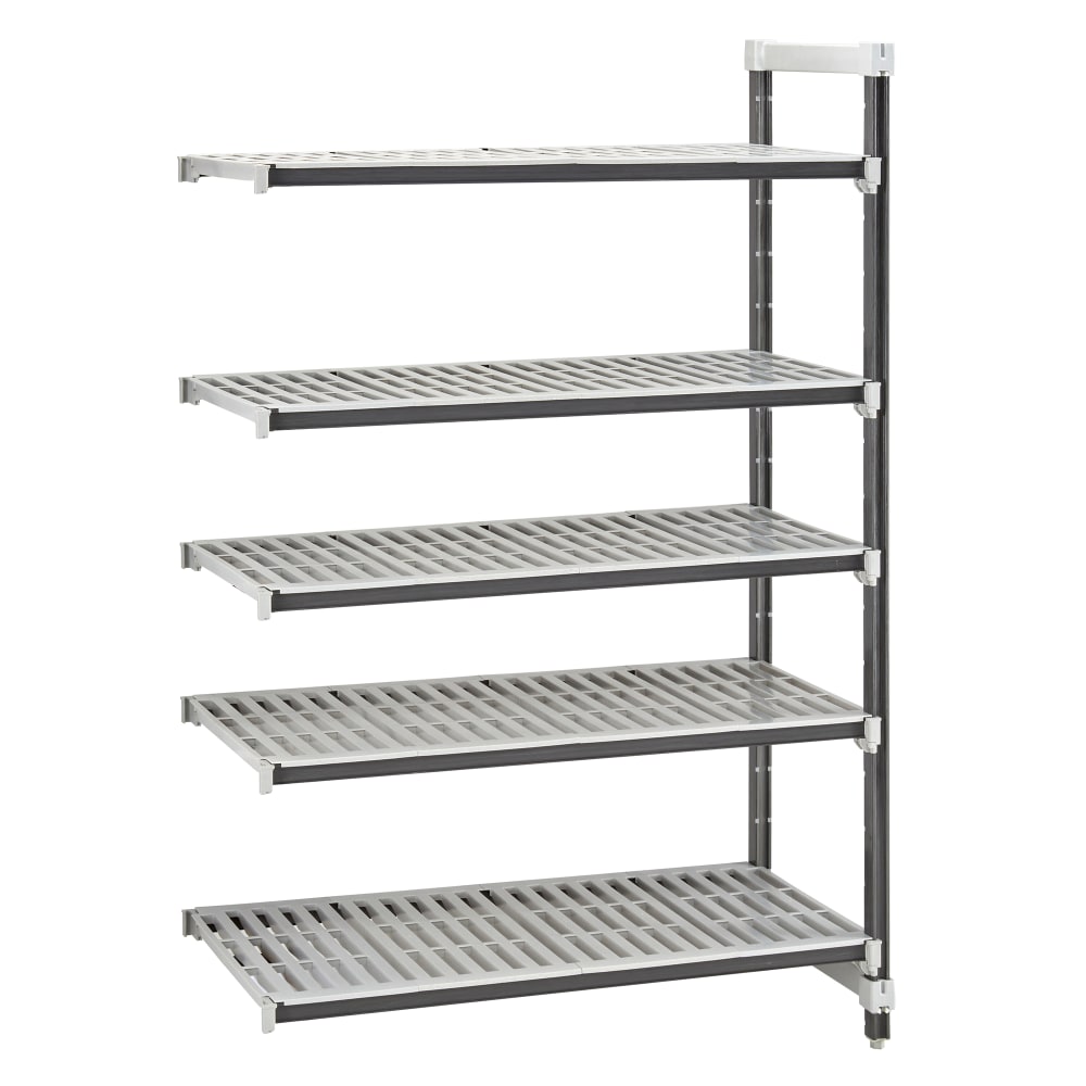 144-EXA216064V5480 Camshelving Elements XTRA Add-On Vented Shelving Unit - 5 Shelves, 60"L x...