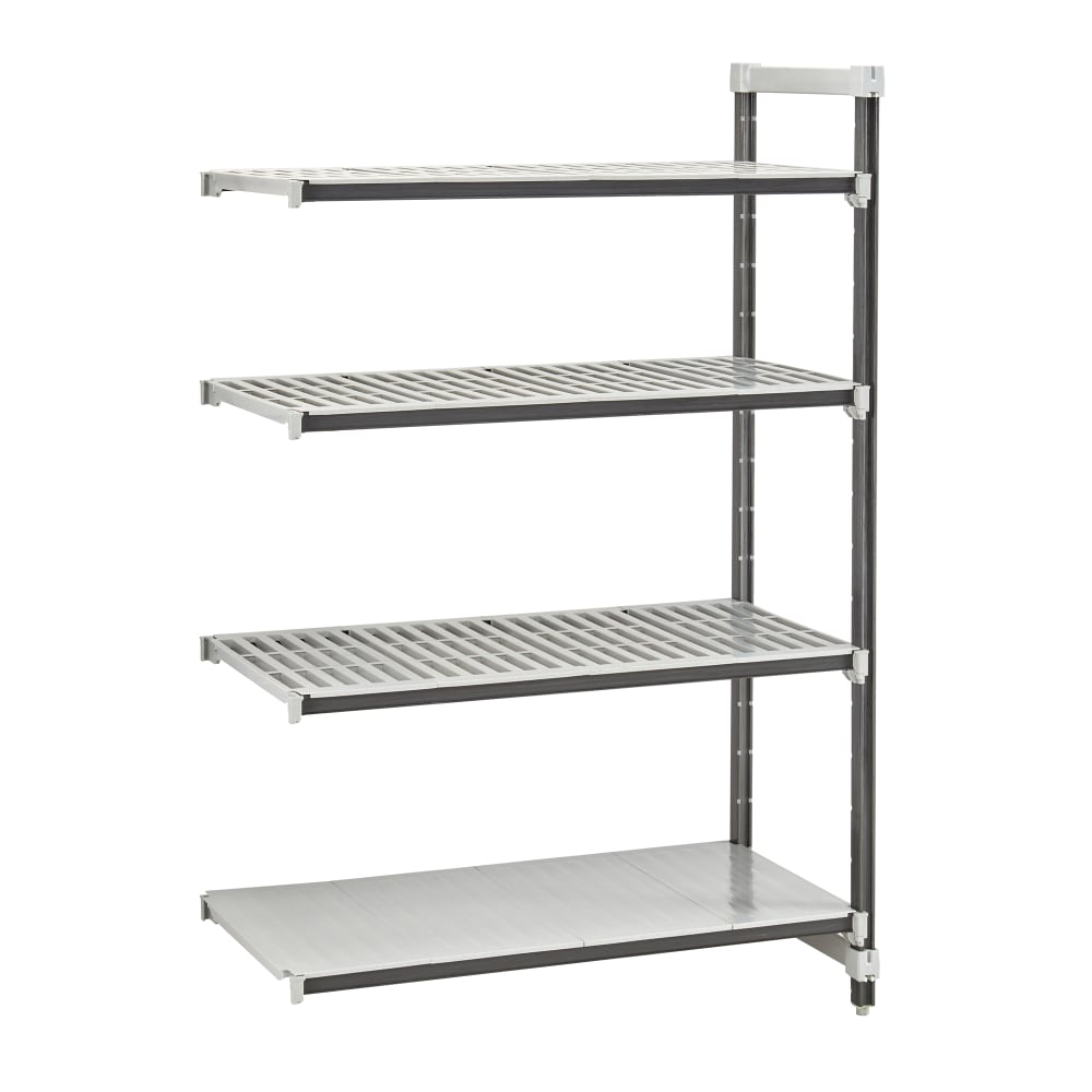 144-EXA215472VS4480 Camshelving Elements XTRA Add-On Vented/Solid Shelving Unit - 4 Shelves, 54&q...