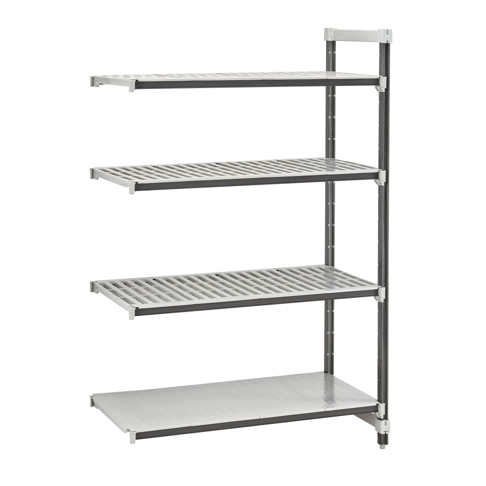 144-EXA217284VS4480 Camshelving Elements XTRA Add-On Vented/Solid Shelving Unit - 4 Shelves, 72&q...