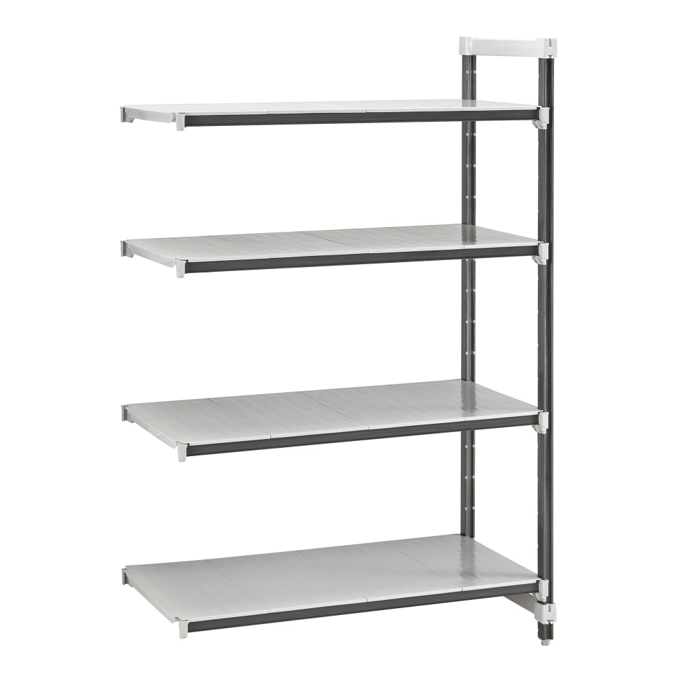 144-EXA242464S4480 Camshelving Elements XTRA Add-On Solid Shelving Unit - 4 Shelves, 24"L x...