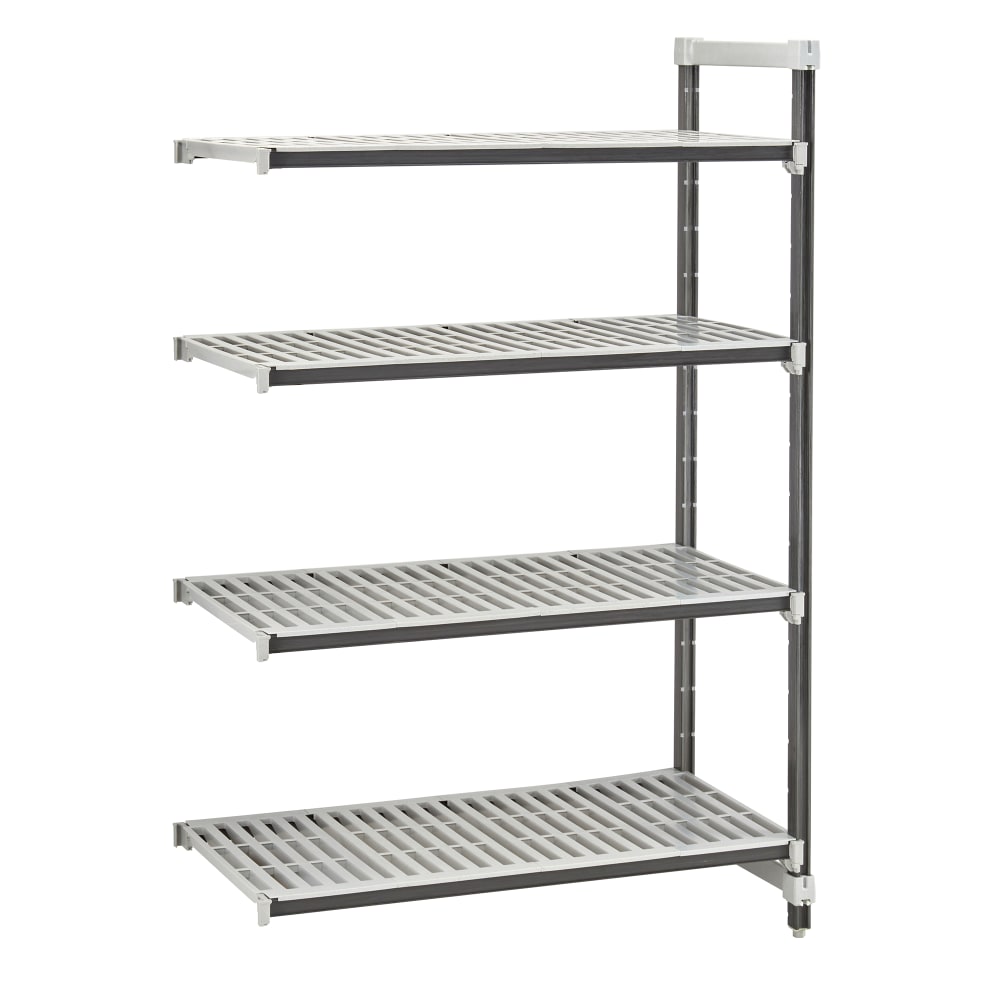 144-EXA243664V4480 Camshelving Elements XTRA Add-On Vented Shelving Unit - 4 Shelves, 36"L x...