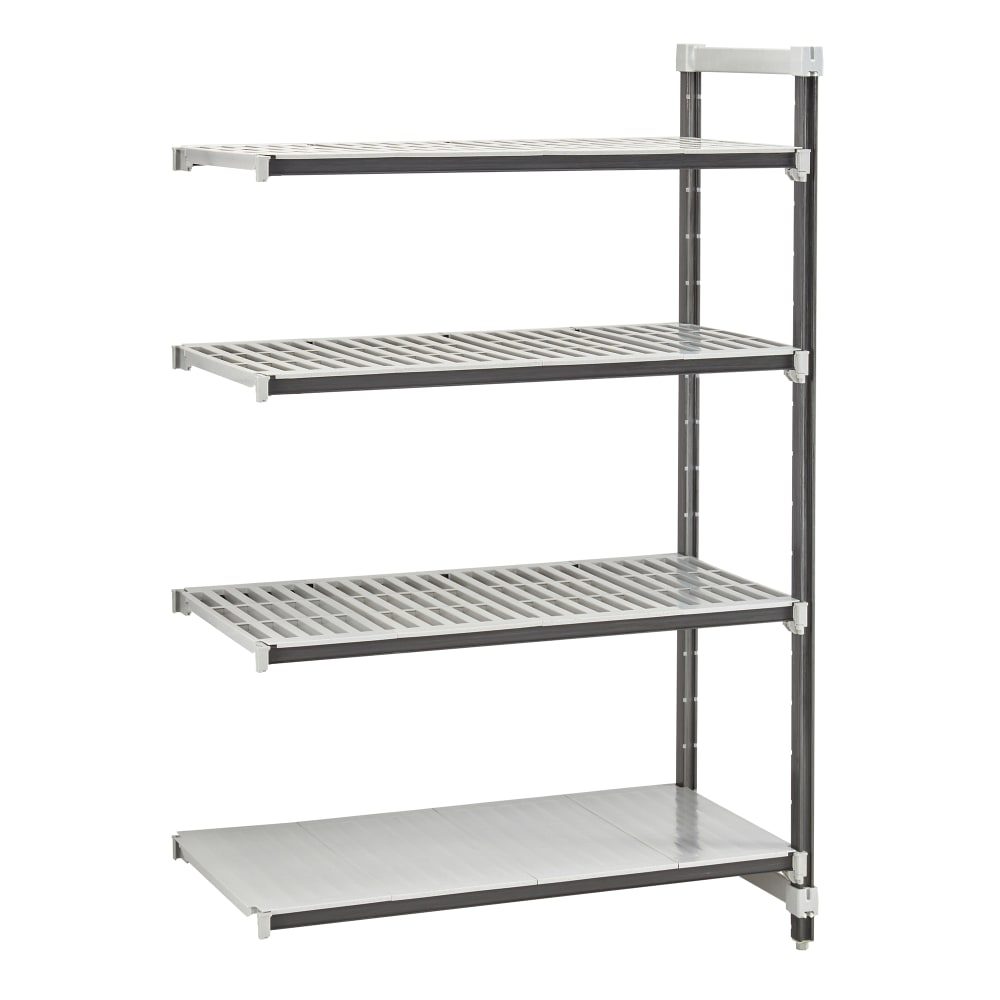 144-EXA186084VS4480 Camshelving Elements XTRA Add-On Vented/Solid Shelving Unit - 4 Shelves, 60&q...