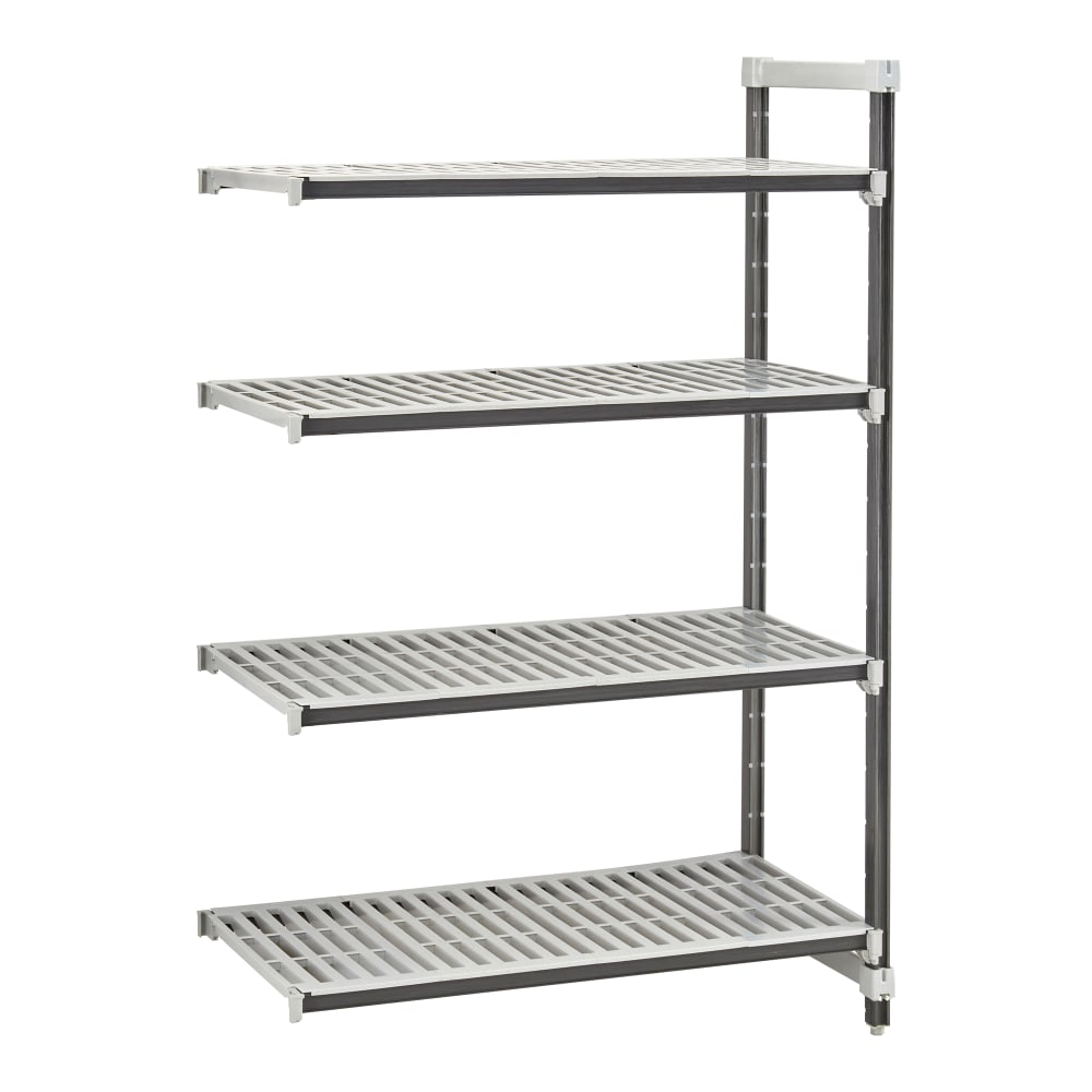 144-EXA243084V4480 30" NSF 4-Tier Heavy-Duty Plastic Shelving Unit - Camshelving® Elements X...