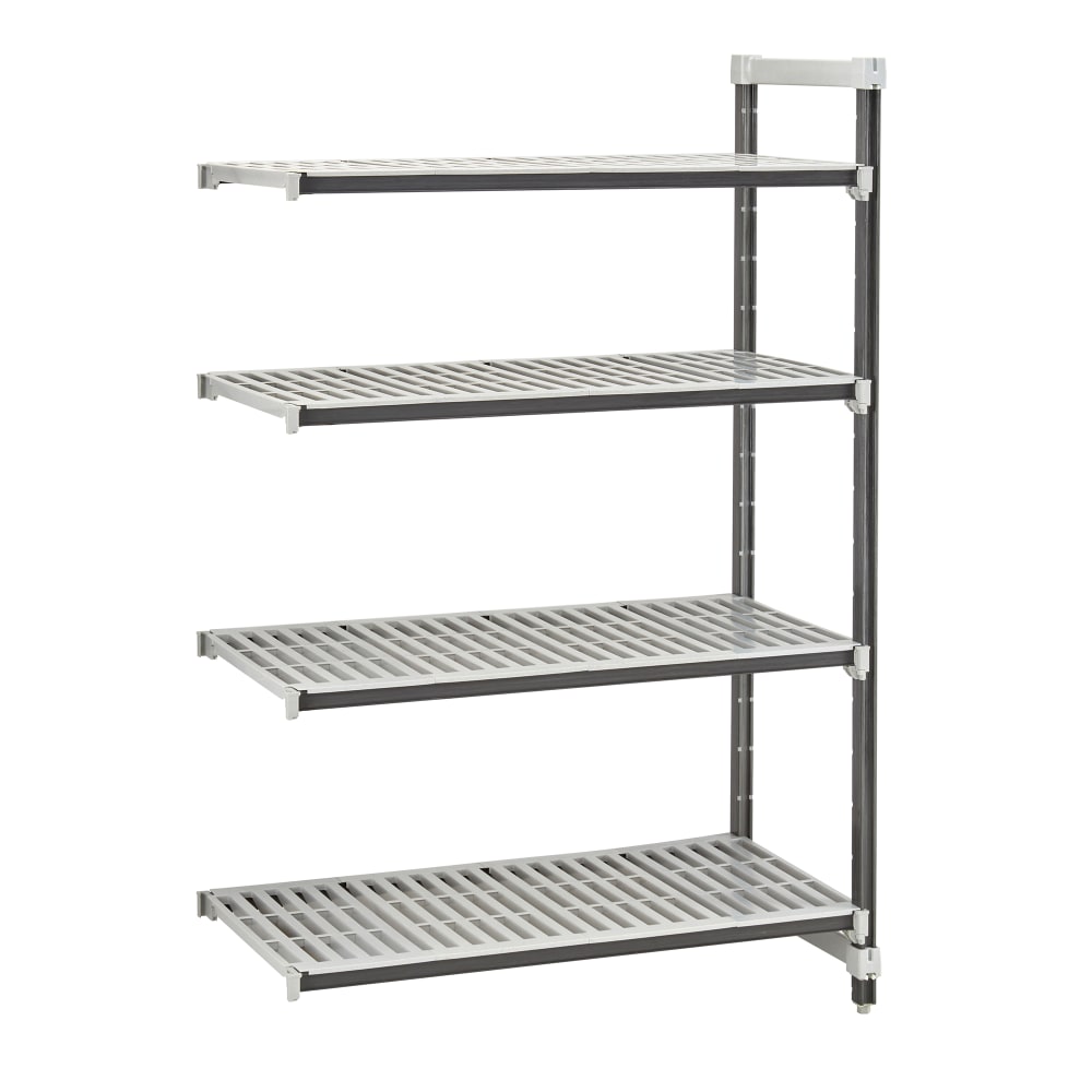 144-EXA214264V4480 42" NSF 4-Tier Heavy-Duty Plastic Shelving Unit - Camshelving® Elements X...