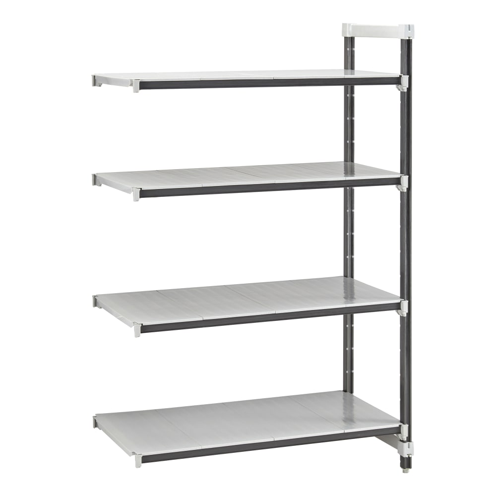 144-EXA244272S4480 42" NSF 4-Tier Heavy-Duty Plastic Shelving Unit - Camshelving® Elements X...