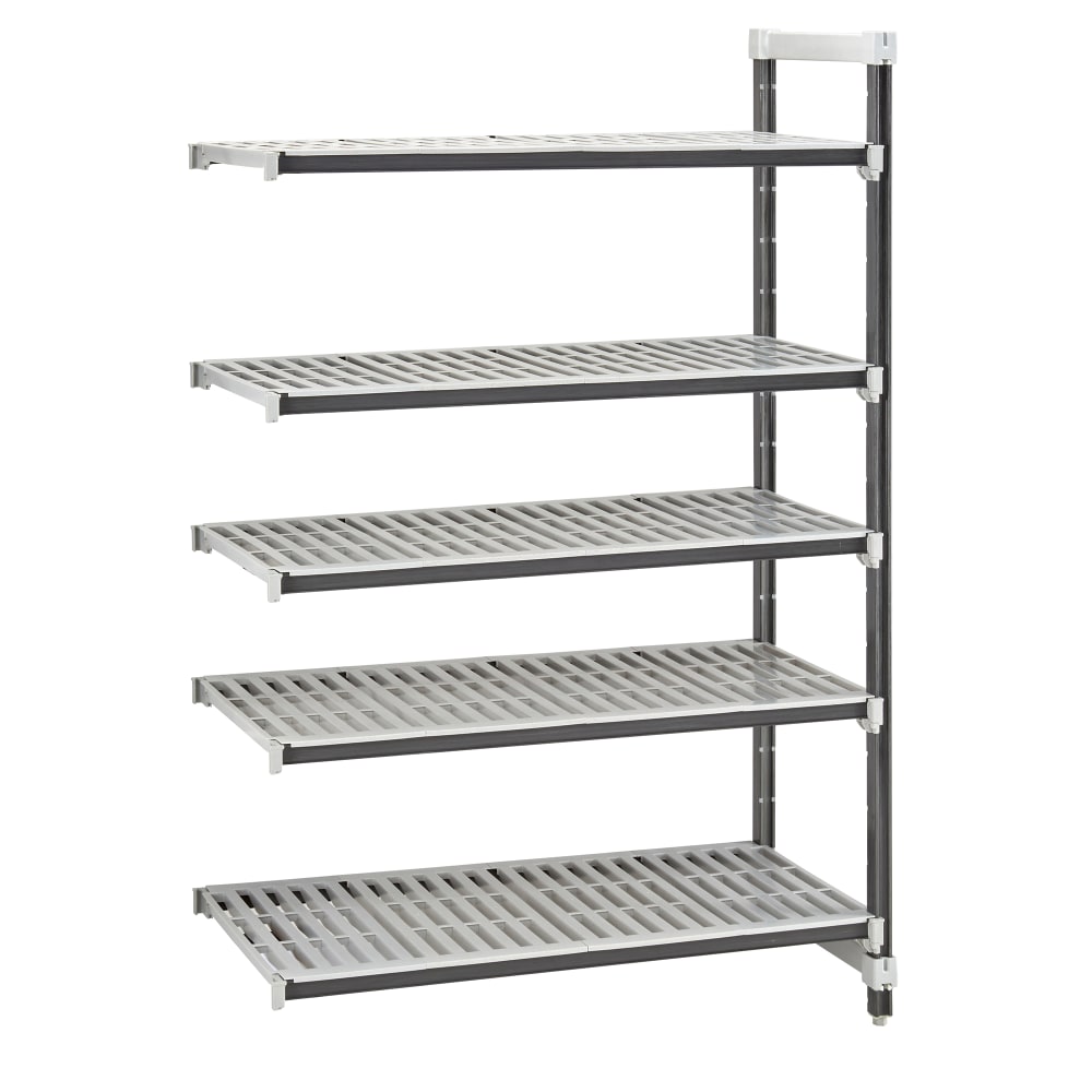144-EXA244264V5480 42" NSF 5-Tier Heavy-Duty Plastic Shelving Unit - Camshelving® Elements X...