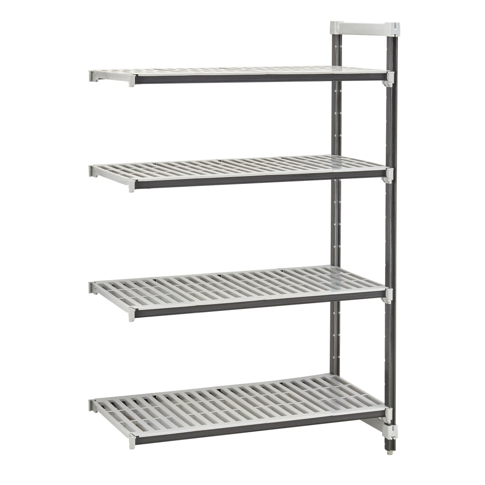 144-EXA244272V4480 42" NSF 4-Tier Heavy-Duty Plastic Shelving Unit - Camshelving® Elements X...