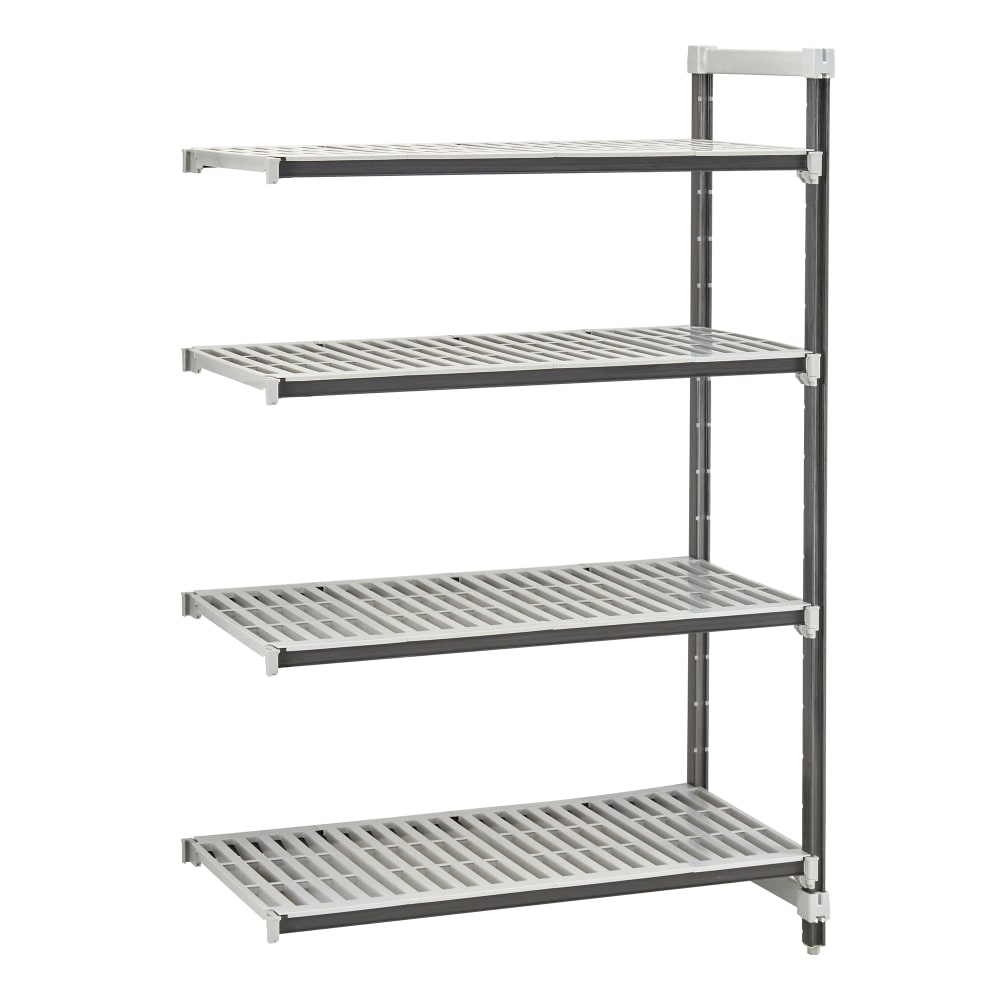 144-EXA244872V4480 Camshelving Elements XTRA Add-On Vented Shelving Unit - 4 Shelves, 48"L x...