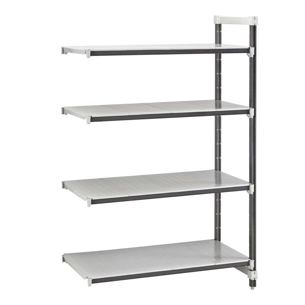 144-EXA247272S4480 Camshelving Elements XTRA Add-On Solid Shelving Unit - 4 Shelves, 72"L x...