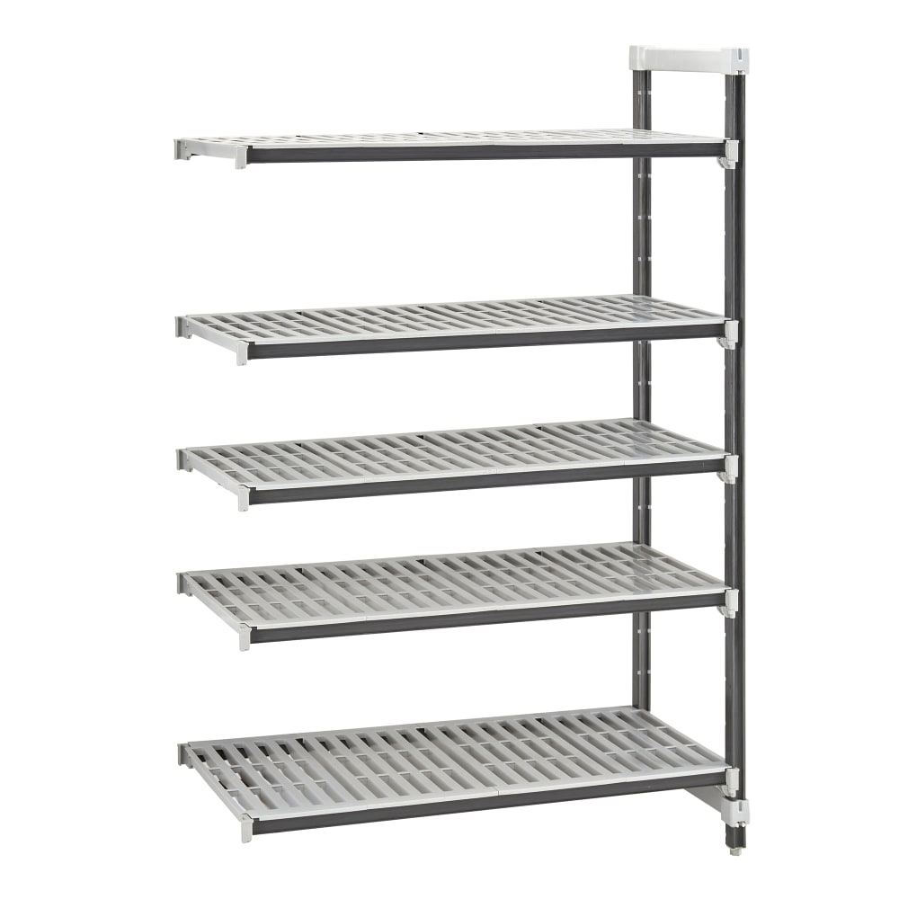 144-EXA246064V5480 Camshelving Elements XTRA Add-On Vented Shelving Unit - 5 Shelves, 60"L x...