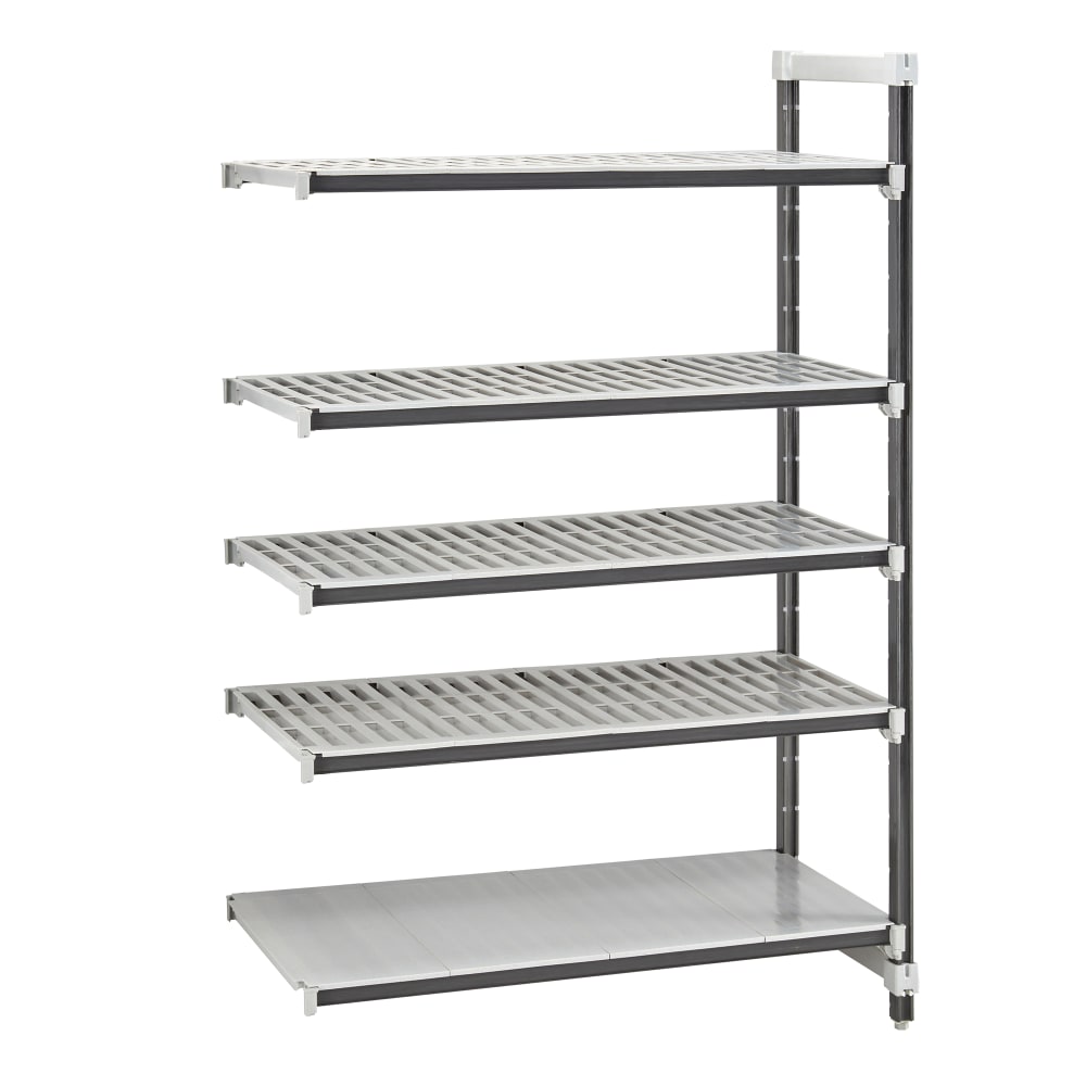 144-EXA244284S5480 Camshelving Elements XTRA Add-On Solid Shelving Unit - 5 Shelves, 42"L x...