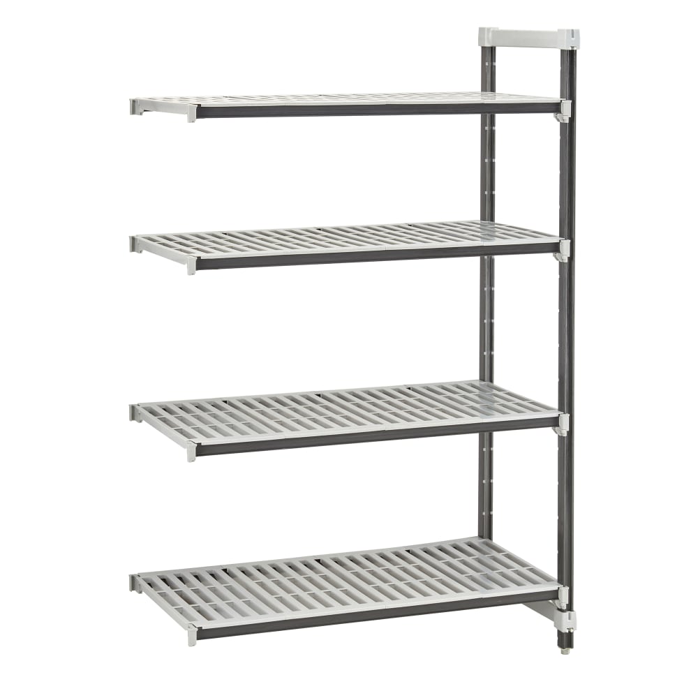 144-EXA246072V4480 Camshelving Elements XTRA Add-On Vented Shelving Unit - 4 Shelves, 60"L x...