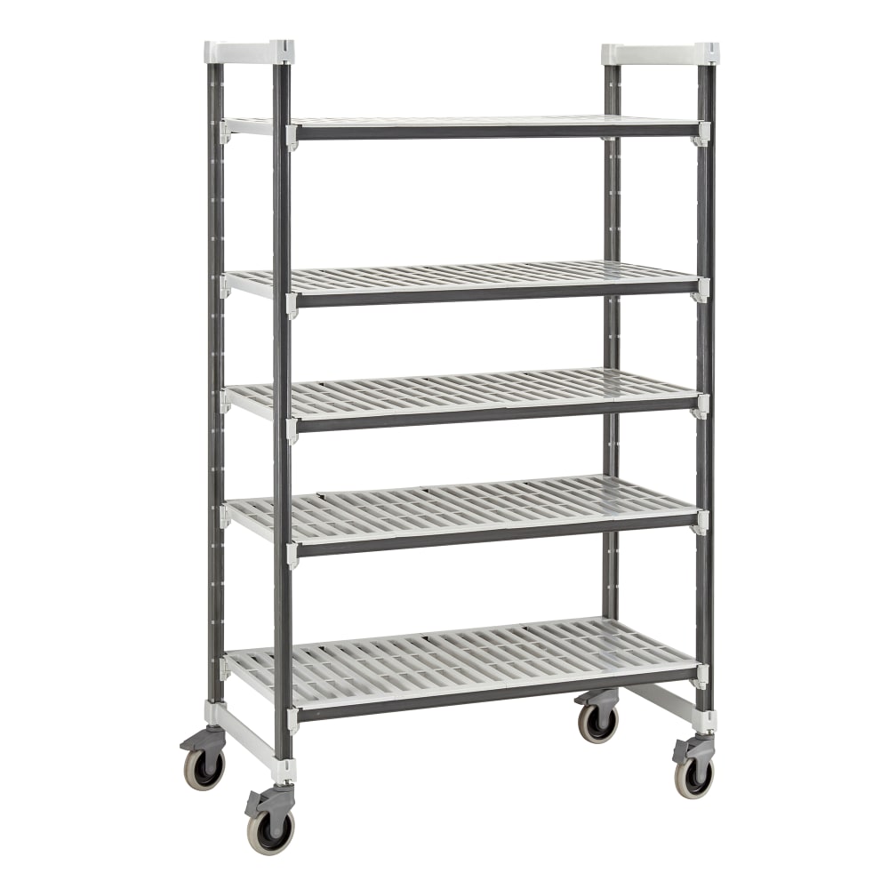 144-EXMU183670V5480 36" NSF 5-Tier Heavy-Duty Plastic Shelving Unit - Camshelving® Elements...
