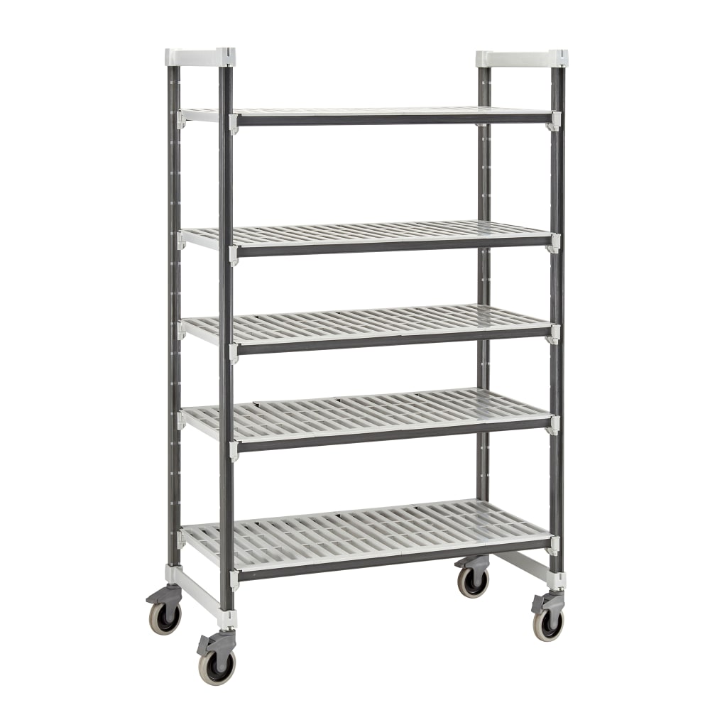144-EXMU215478V5480 54" NSF 5-Tier Heavy-Duty Plastic Shelving Unit - Camshelving® Elements...