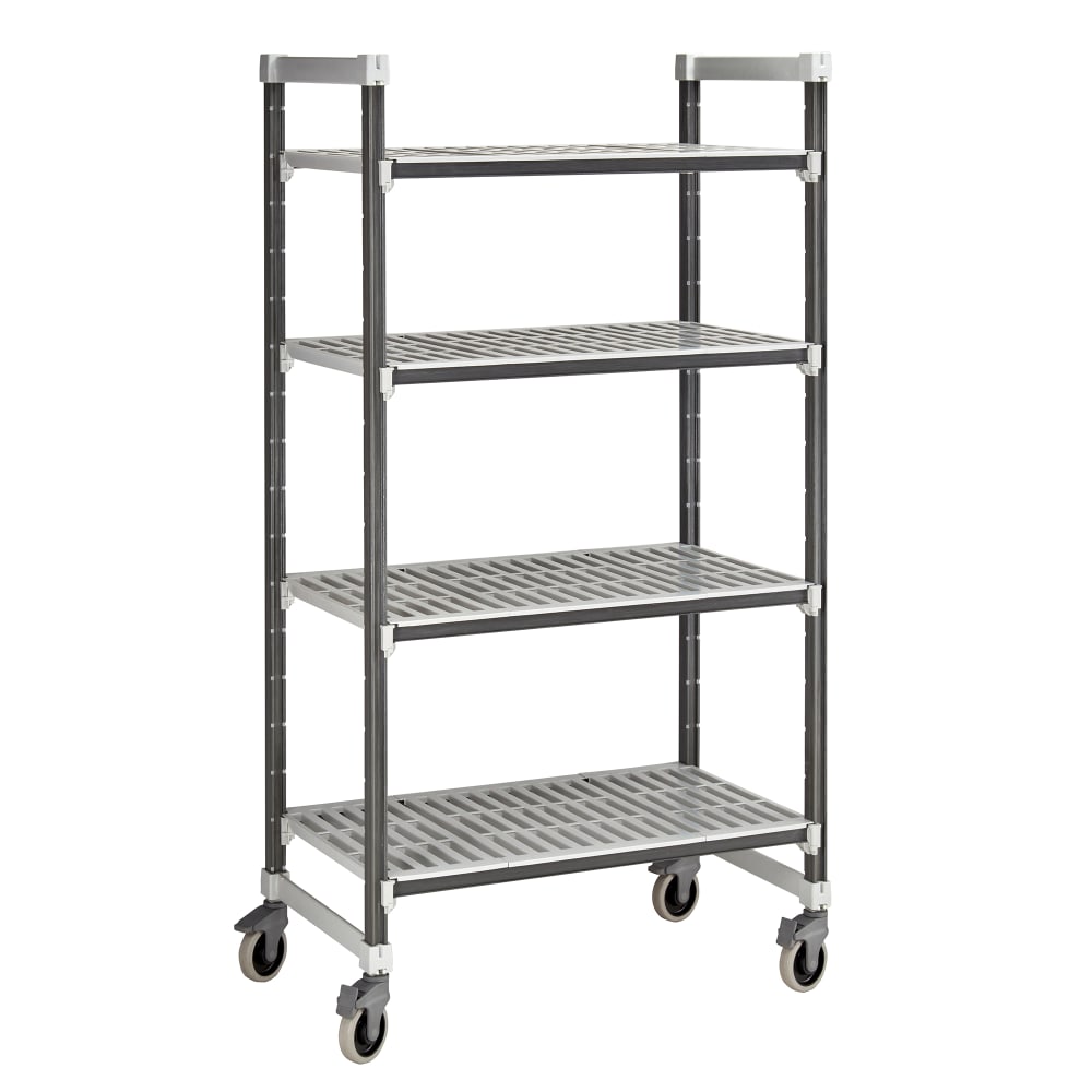 144-EXMU243670V4480 36" NSF 4-Tier Heavy-Duty Plastic Shelving Unit - Camshelving® Elements...