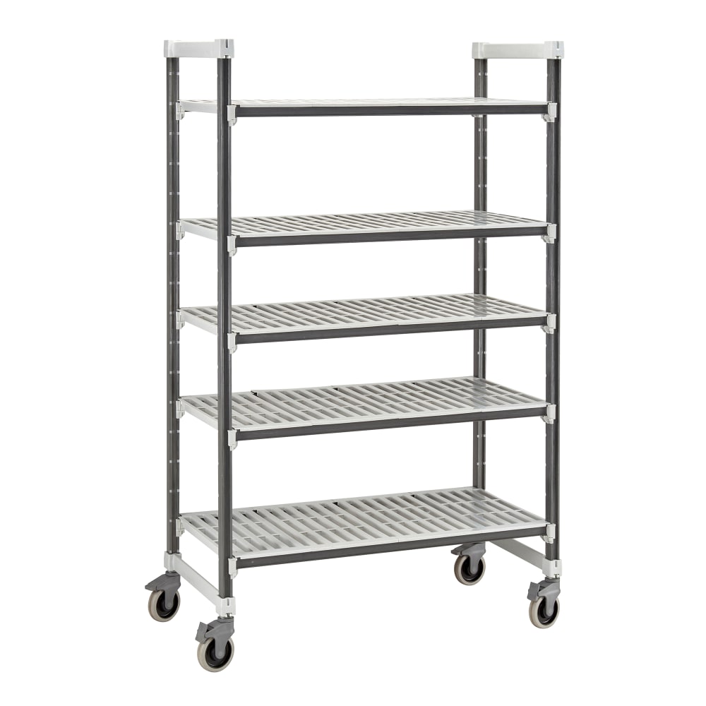 144-EXMU215470V5480 54" NSF 5-Tier Heavy-Duty Plastic Shelving Unit - Camshelving® Elements...