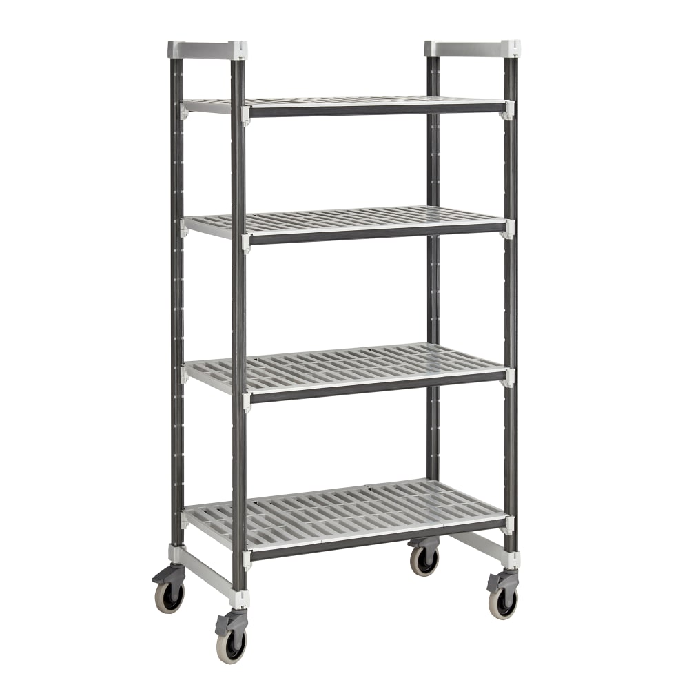 144-EXMU244878V4480 48" NSF 4-Tier Heavy-Duty Plastic Shelving Unit - Camshelving® Elements...