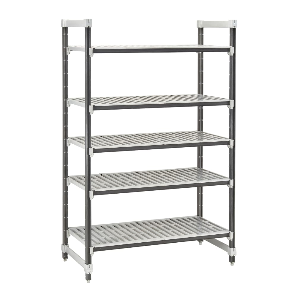 144-EXU182484V5480 Camshelving Elements XTRA Vented Shelving Unit - 5 Shelves, 24"L x 18&quo...