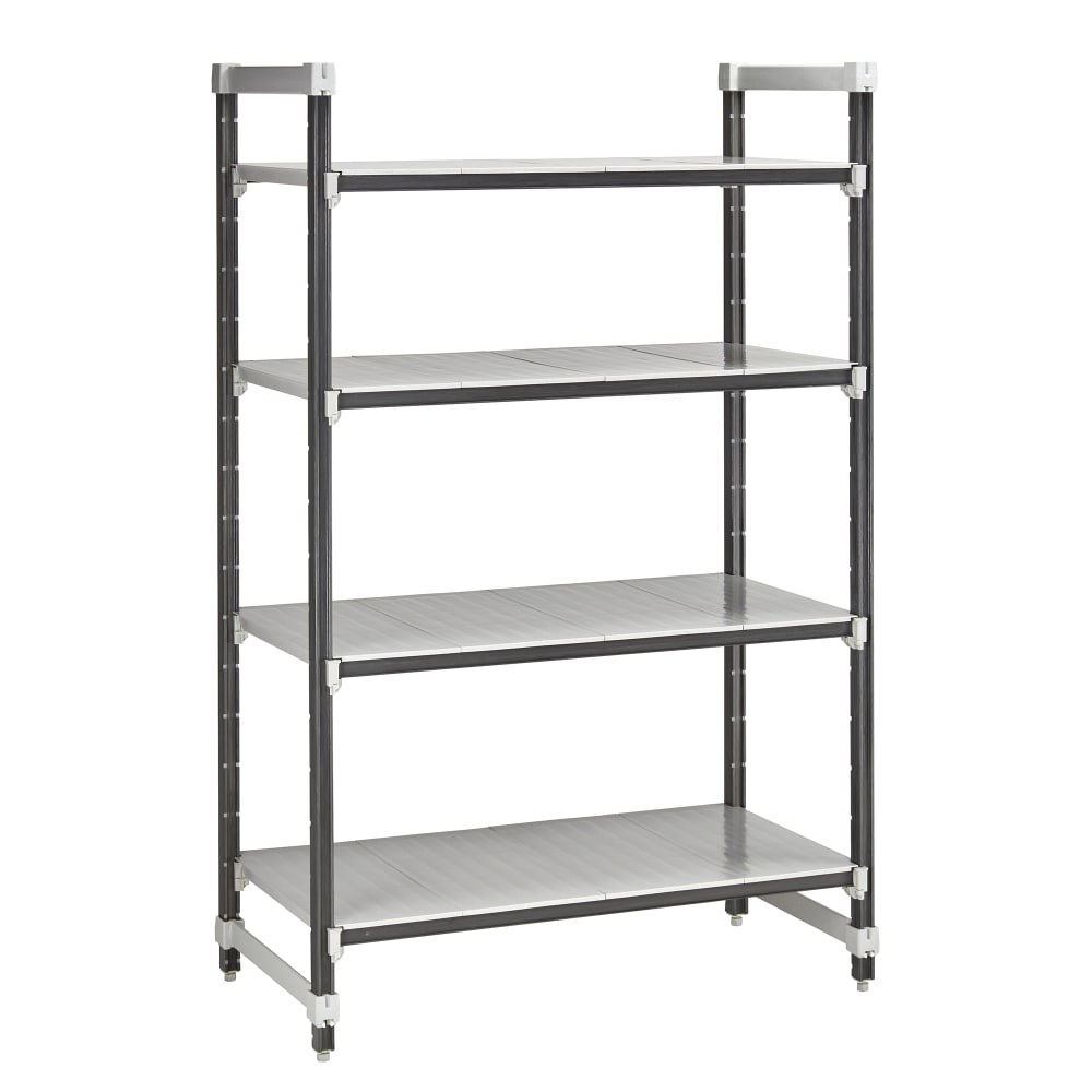 144-EXU182472S4480 Camshelving Elements XTRA Solid Shelving Unit - 4 Shelves, 24"L x 18&quot...