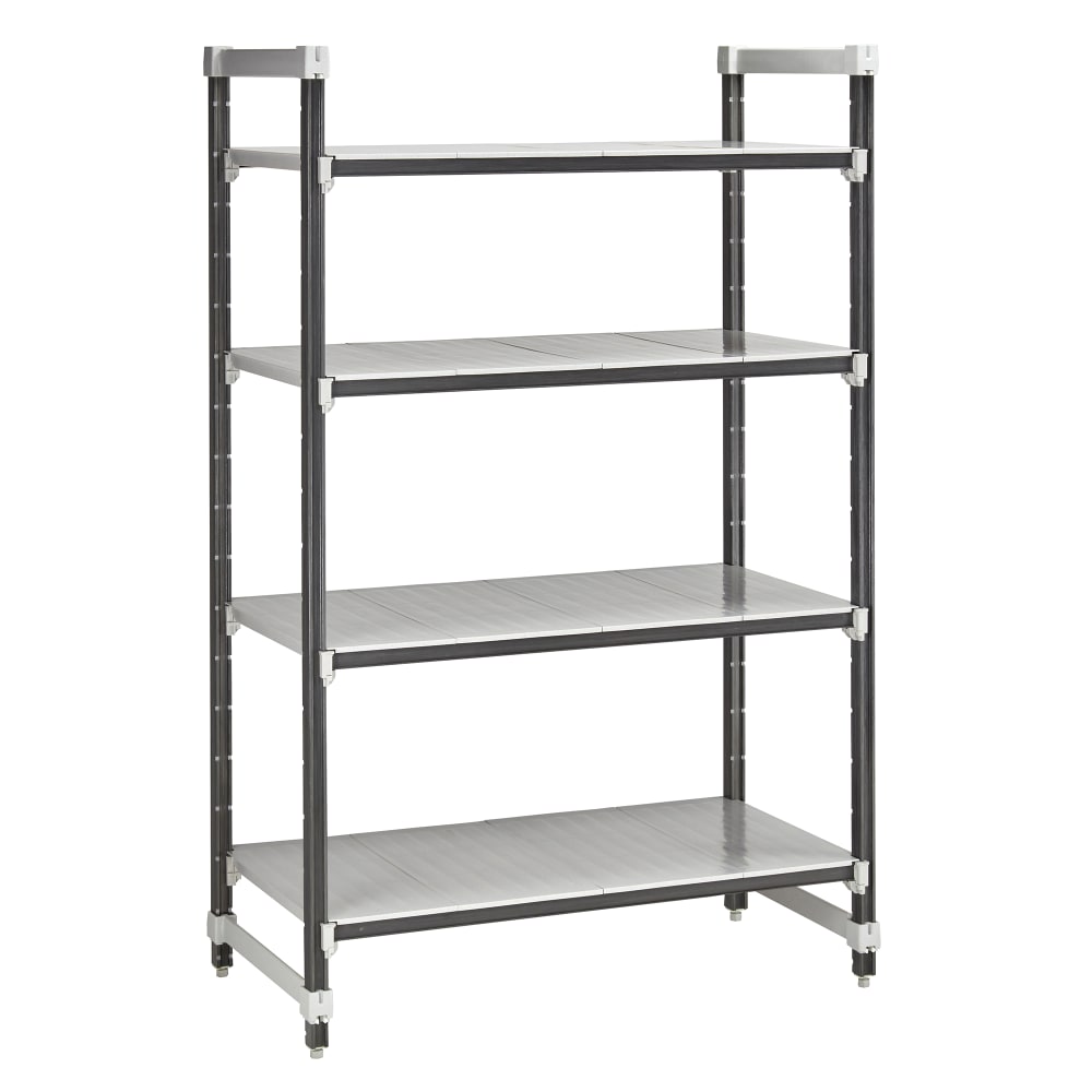 144-EXU242464S4480 Camshelving Elements XTRA Solid Shelving Unit - 4 Shelves, 24"L x 24&quot...