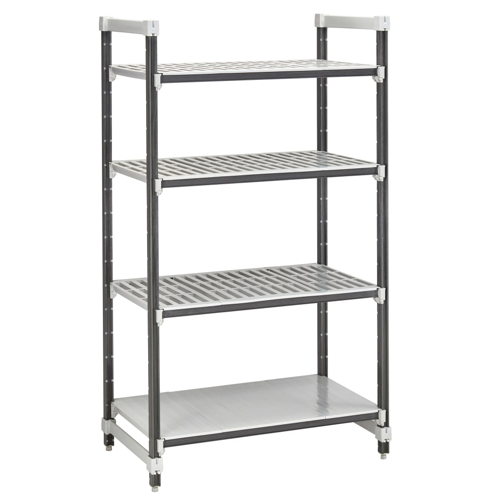144-EXU243064VS4480 Camshelving Elements XTRA Vented/Solid Shelving Unit - 4 Shelves, 30"L x...