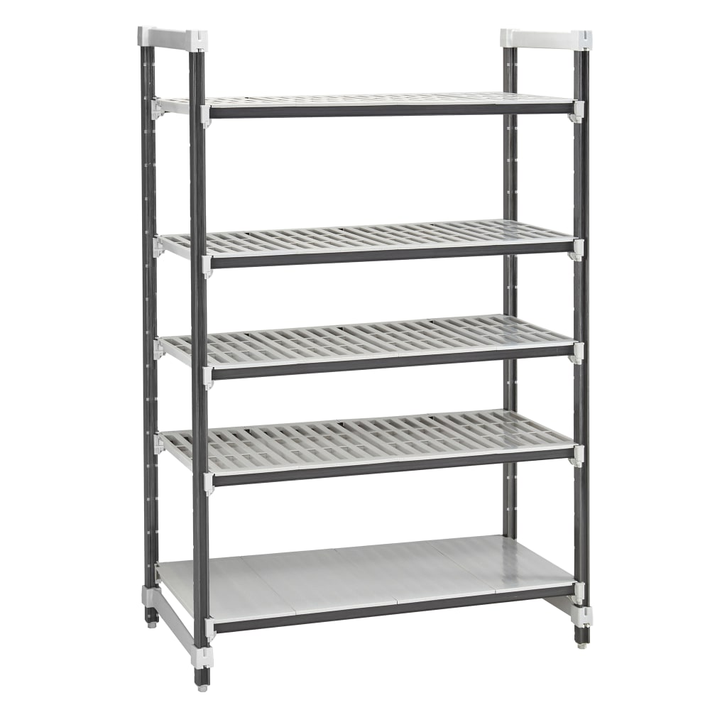 144-EXU217284VS5480 Camshelving Elements XTRA Vented/Solid Shelving Unit - 5 Shelves, 72"L x...