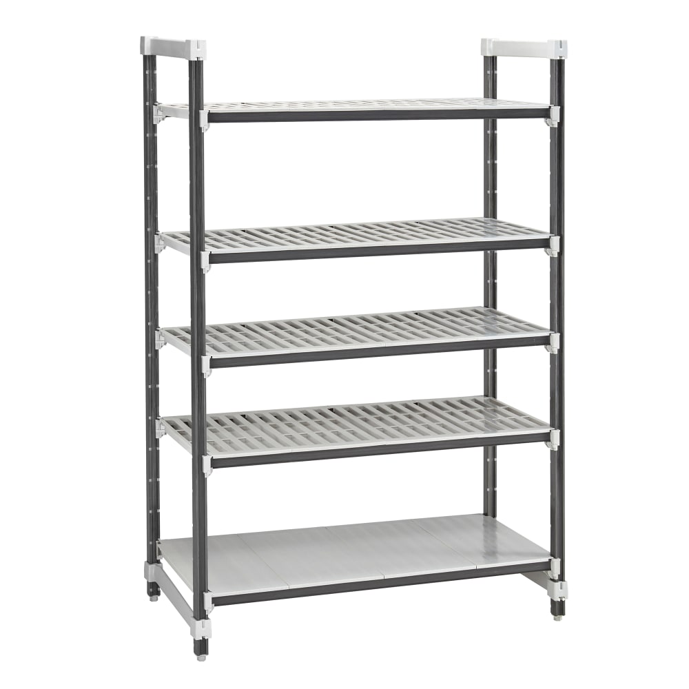 144-EXU244284VS5480 Camshelving Elements XTRA Vented/Solid Shelving Unit - 5 Shelves, 42"L x...