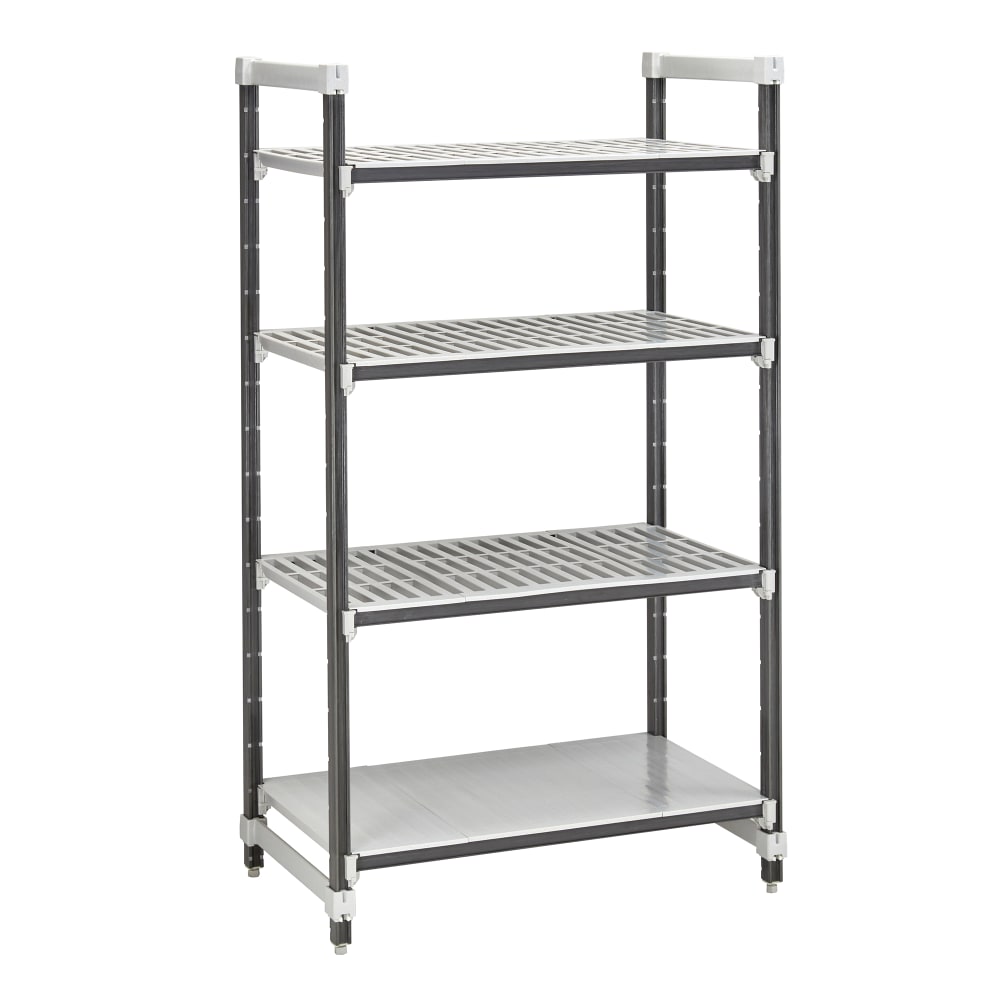144-EXU246064VS4480 Camshelving Elements XTRA Vented/Solid Shelving Unit - 4 Shelves, 60"L x...
