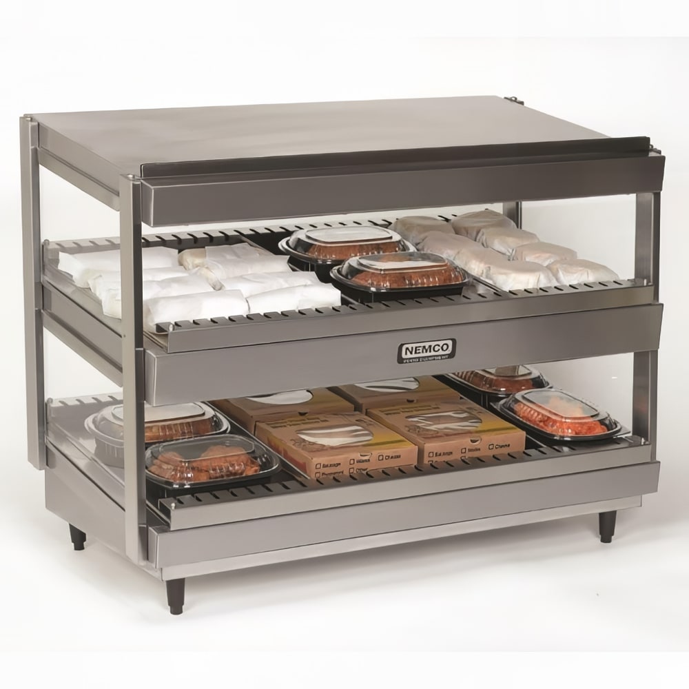 128-648024 24" Self Service Countertop Heated Display Shelf - (2) Shelves, 120v