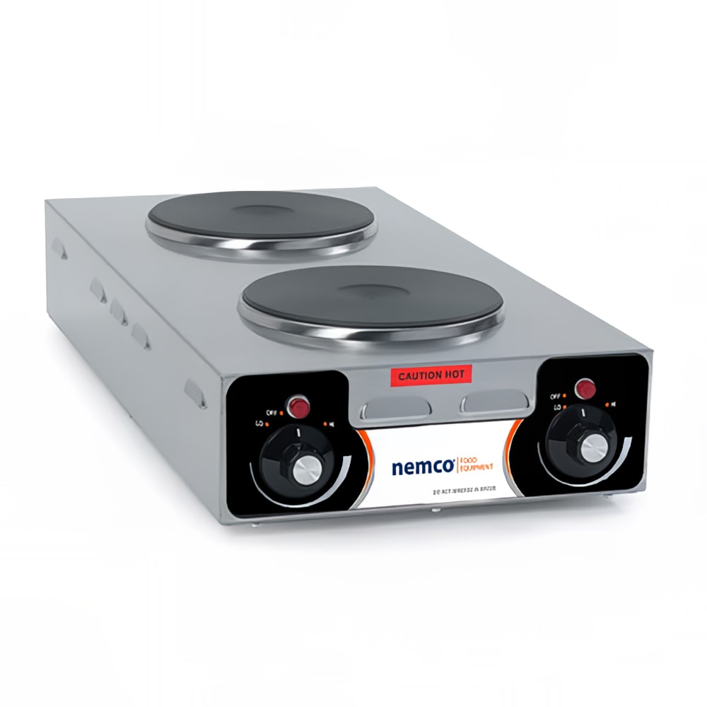 128-63103240 25 1/2" Electric Hotplate w/ (2) Burners & Infinite Controls, 240v/1ph