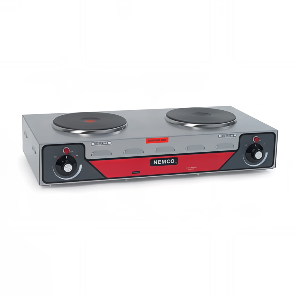 128-63102240 24 1/8" Electric Hotplate w/ (2) Burners & Infinite Controls, 240v/1ph