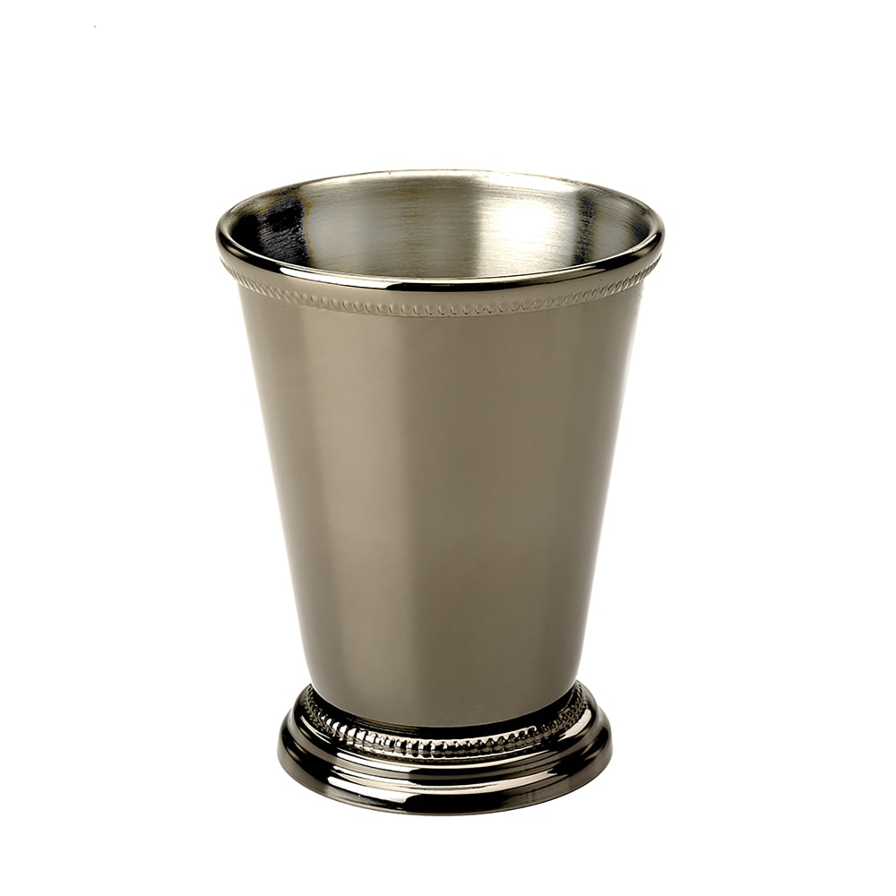 132-M37032BK 12 oz Mint Julep Cup - Stainless Steel, Gun Metal Black