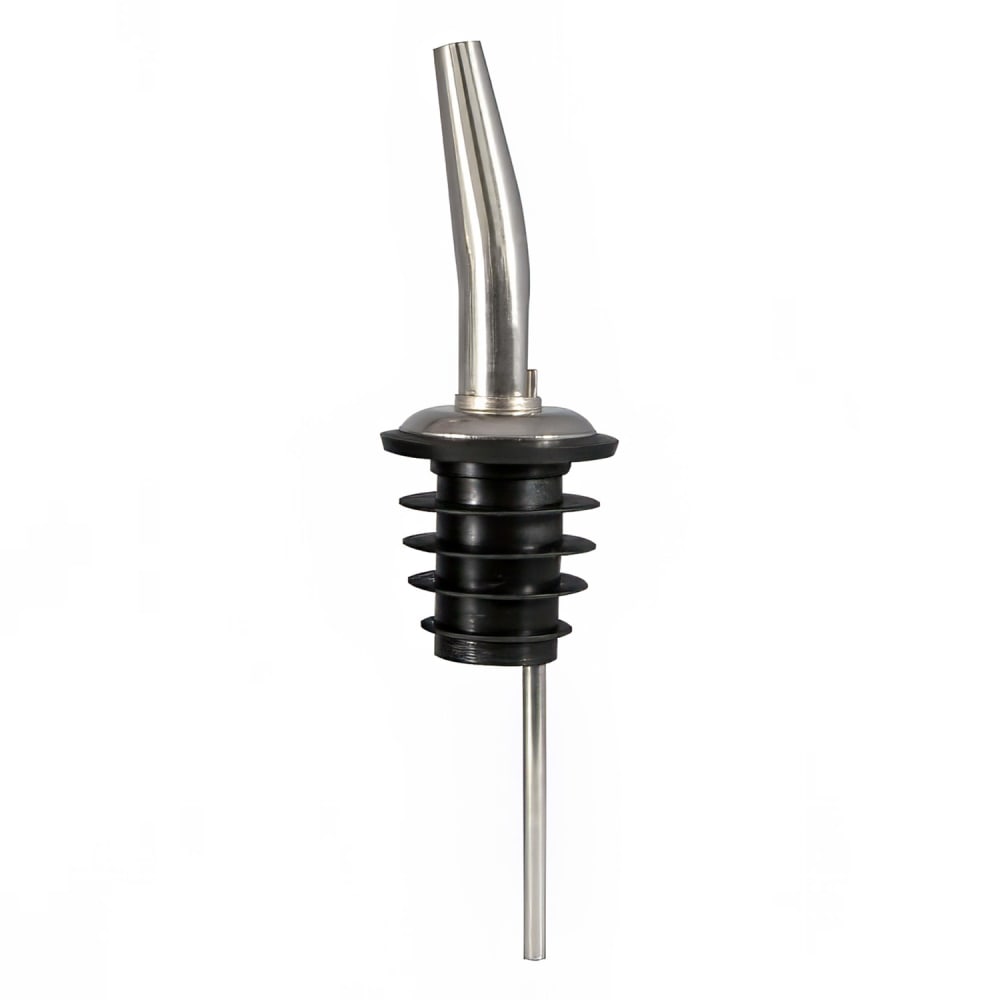 214-CR285P Medium Speed Liquor Pourer w/ Poly Cork - No Screen, Chrome