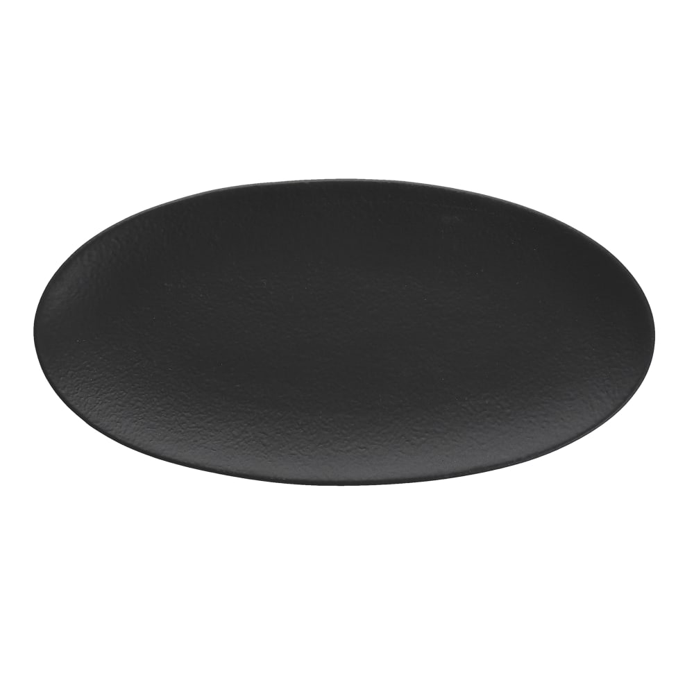 511-3300728BK 9 x 4 1/2" Oval Paleo Fish Platter - China, Flint