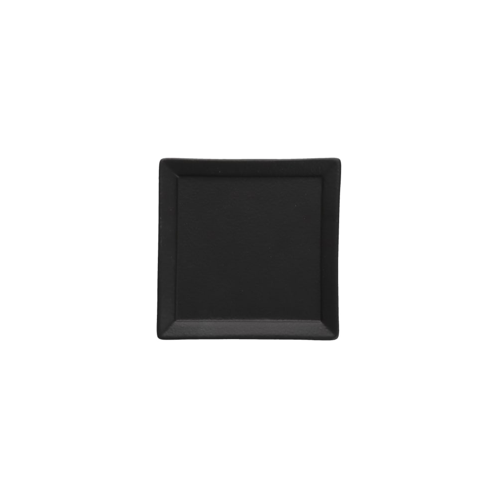 511-330013BK 5 1/4" Square Paleo Dinner Plate - China, Flint