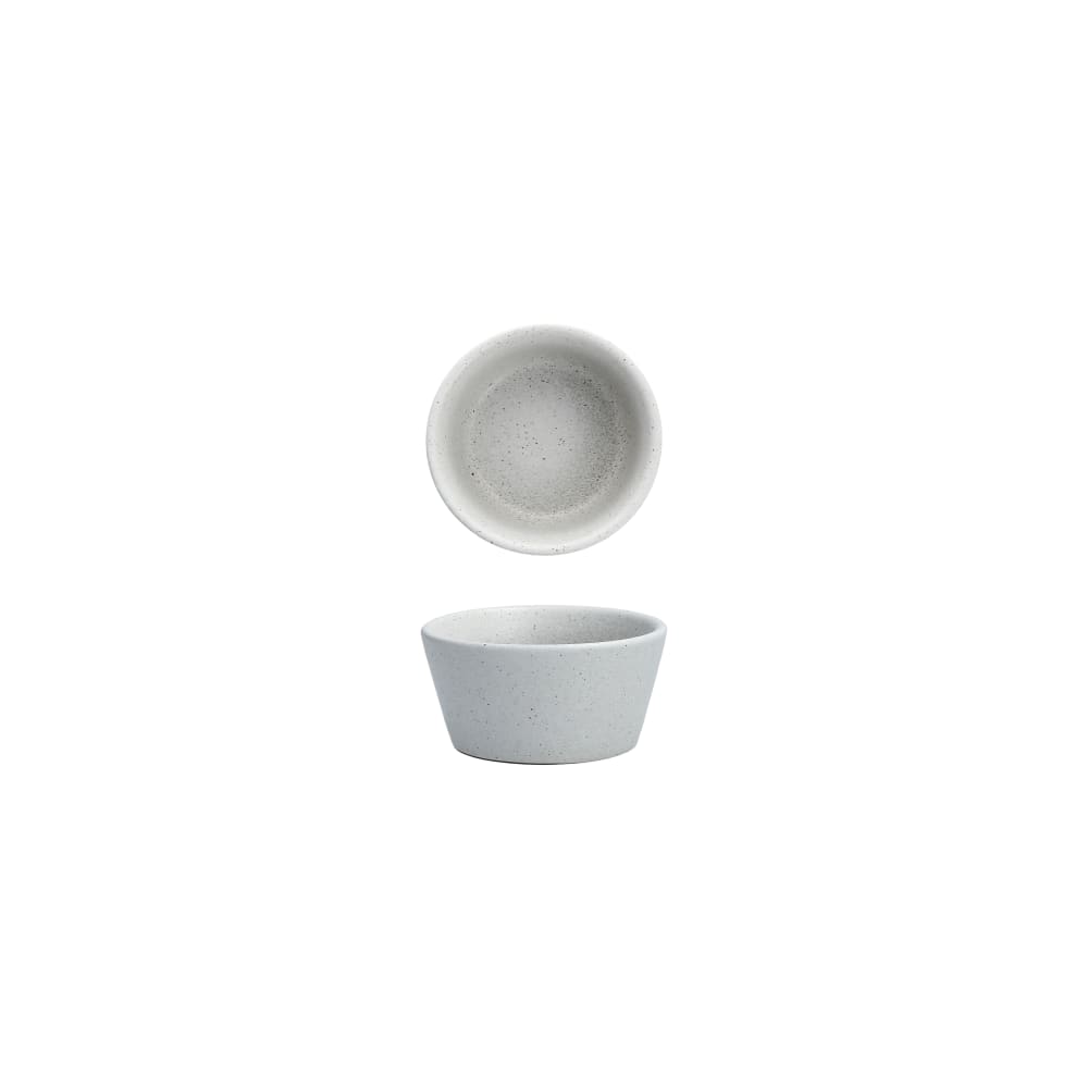 511-3300073GY 3 1/5 oz Round Paleo Nivo Bowl - China, Ash