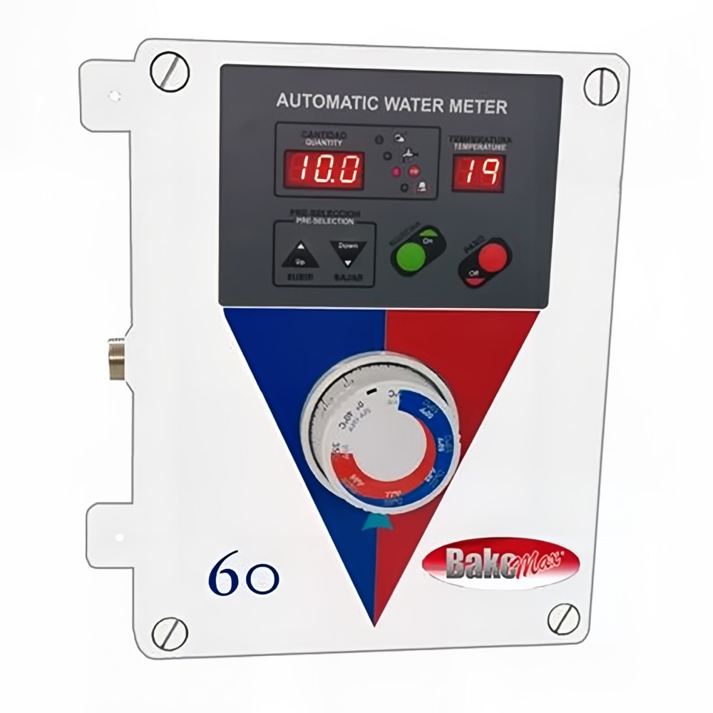 012-BMWM015 Water Meter, Auto Mixer Model, Digital Display, 999 Max Capacity, 110v
