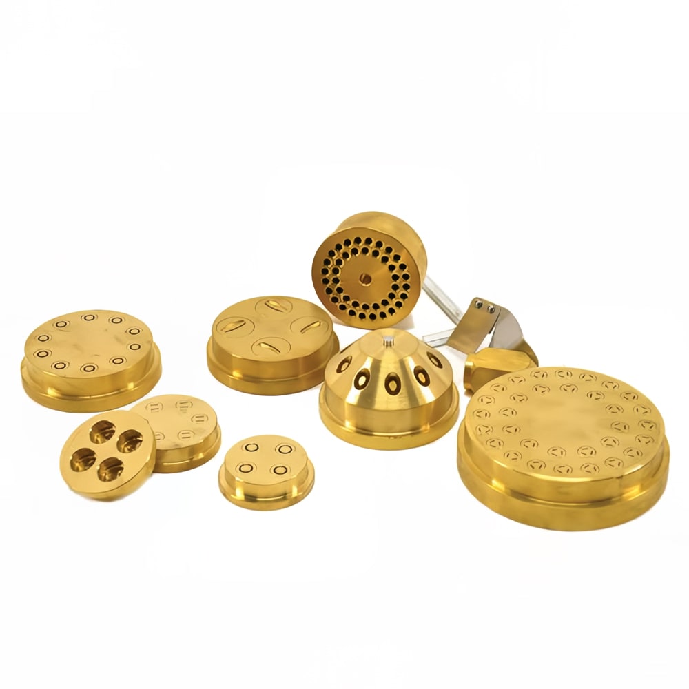 390-13244 2 1/10mm #10 Spaghetti Die for 13236, 16643 & 13440 Pasta Machines, Brass