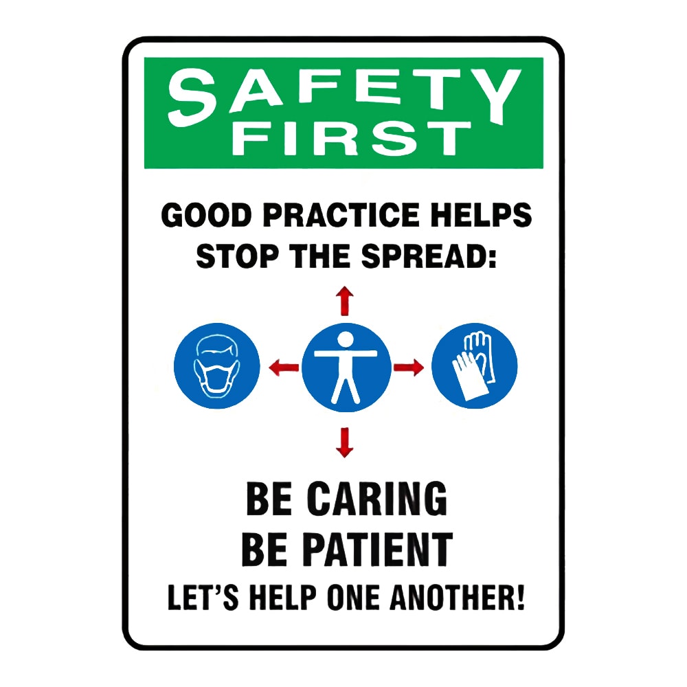 Accuform Signs MPPA920VS "Good Practice" Safety Sign - Adhesive Vinyl, 10" x 7"