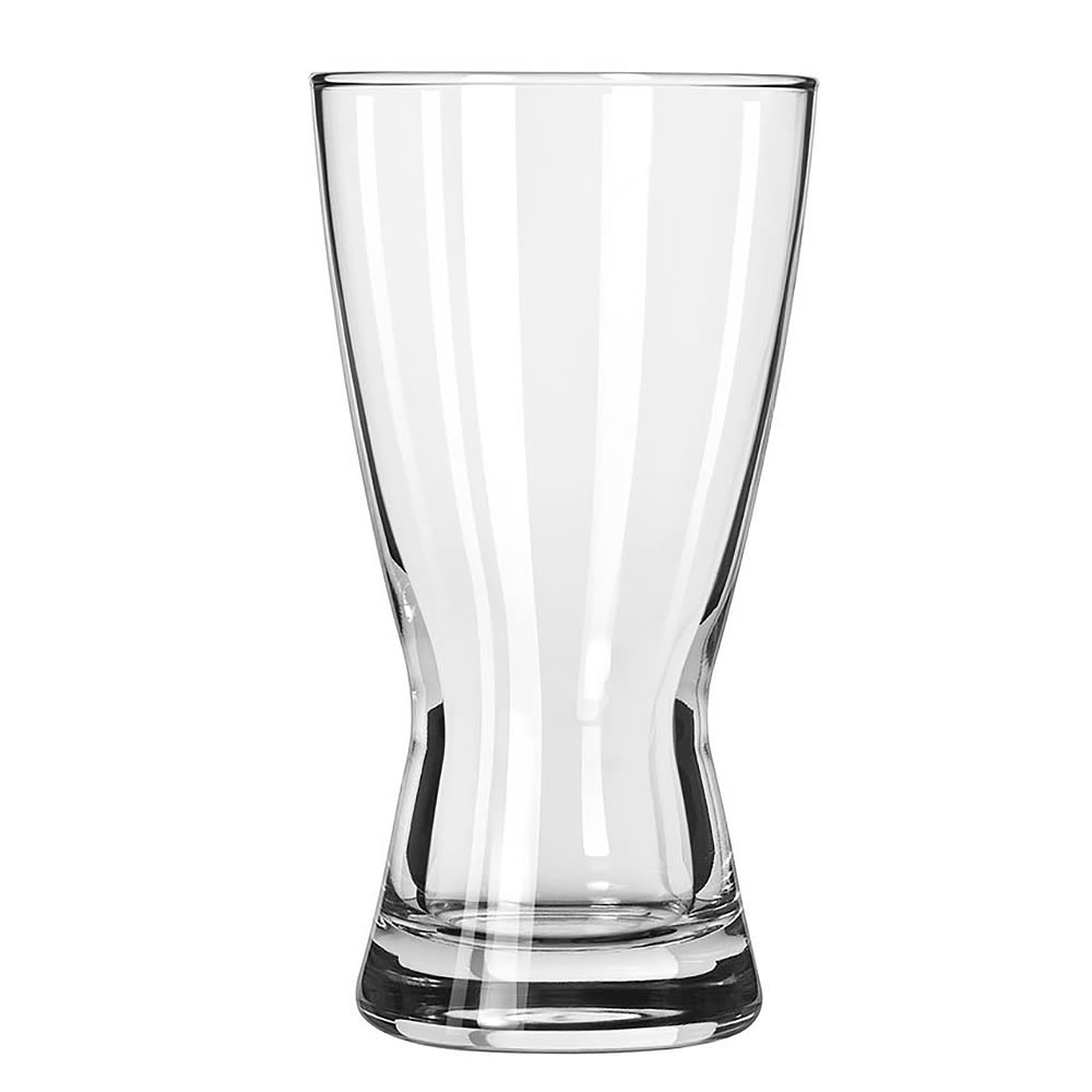 634-1181HT 12 oz Hourglass Design Pilsner Glass - Safedge Rim