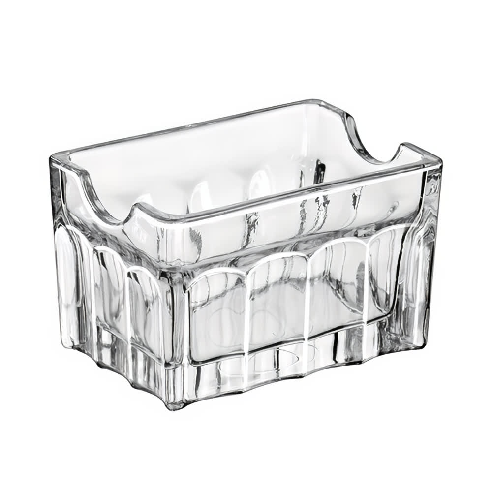 634-5258 Rectangular Sugar Caddy - Glass, Clear