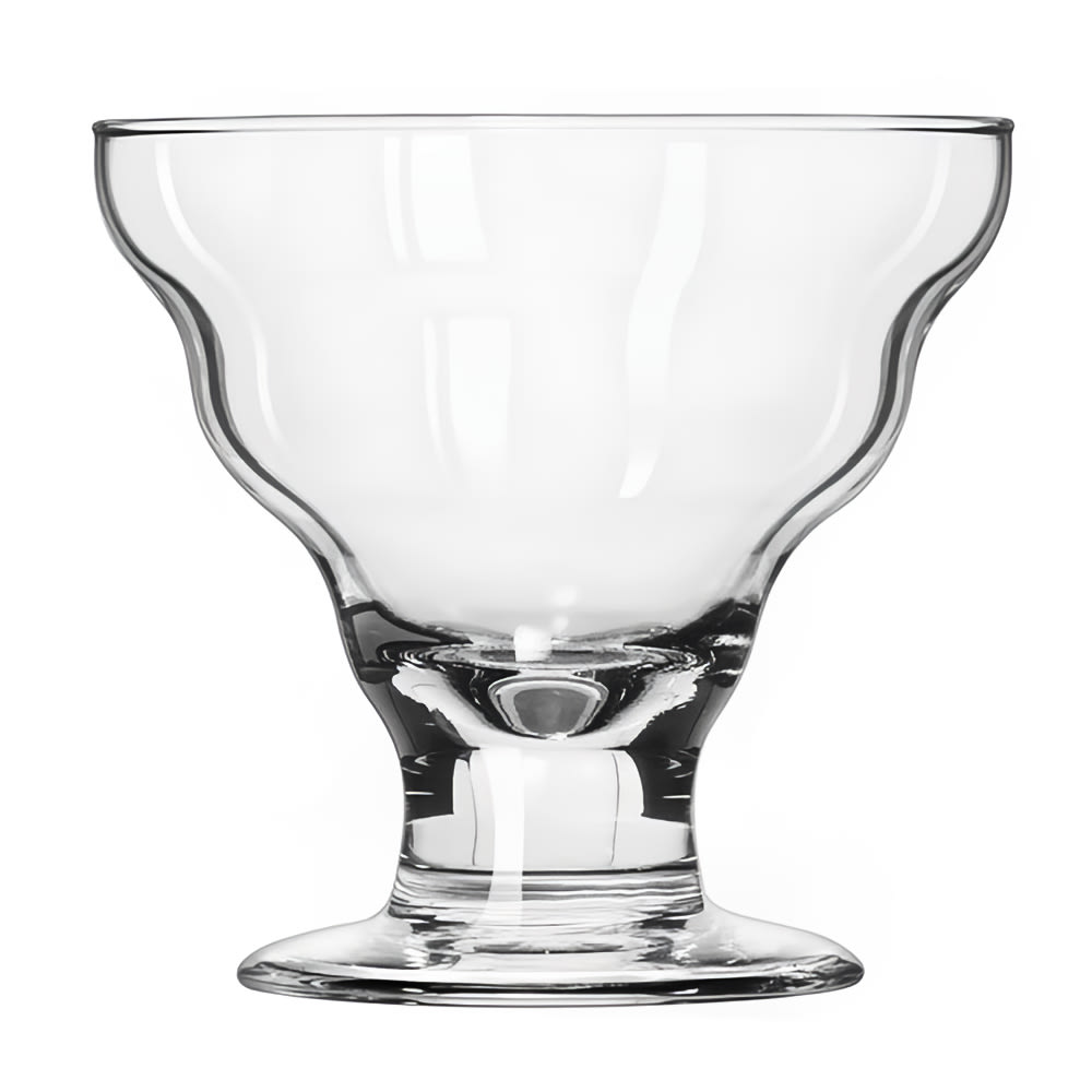 634-3419 12 oz Splash Footed Dessert Glass, Clear